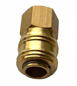 На сайте Трейдимпорт можно недорого купить Быстроразъем "мама" внутренняя резьба 3/8 (латунь) Huberth RP208325. 